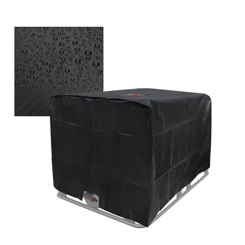 Housse de protection noire anti-poussière pour fourre-tout IBC, 275 gallons, pour réservoir d'eau IB