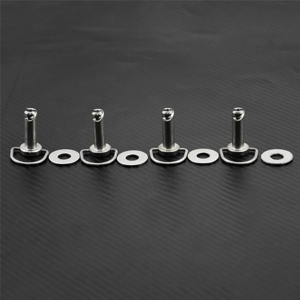 Boulon de goujon de broche de montage de sacoche rigide de fixation de moto pour Harley Softail Fat