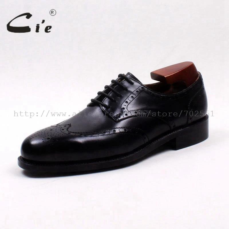 Cie Round Parker Full Brogues Cut-Outs pour homme, chaussure en cuir Derby faite à la main, 100% cui