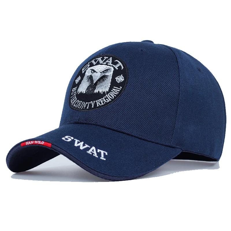SWAT armée casquette mâle brodé aigle noir casquettes de Baseball hommes Gorras Para Hombre femmes S