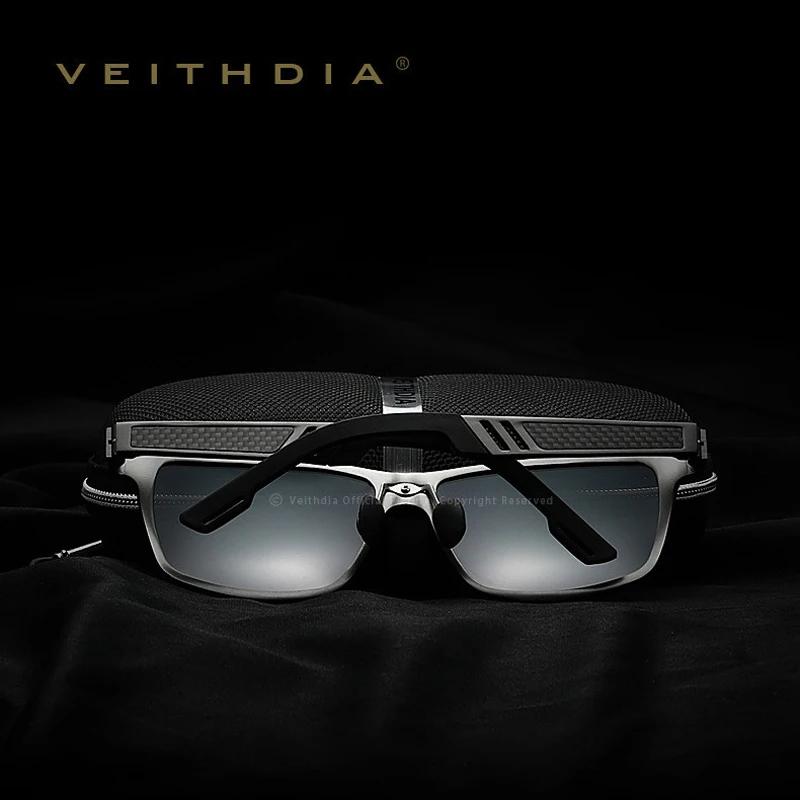 VEITHDIA – lunettes de soleil polarisées en aluminium pour hommes et femmes, accessoires pour la con
