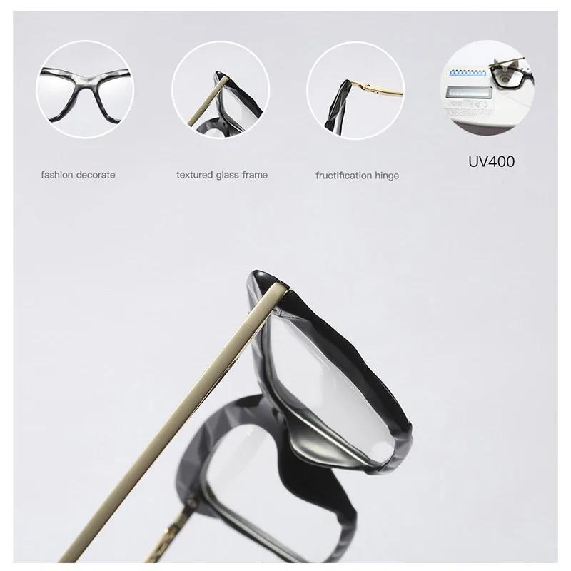 BCLEAR-Lunettes Optiques Œil de Chat Transparentes pour Femme, Styles à la Mode