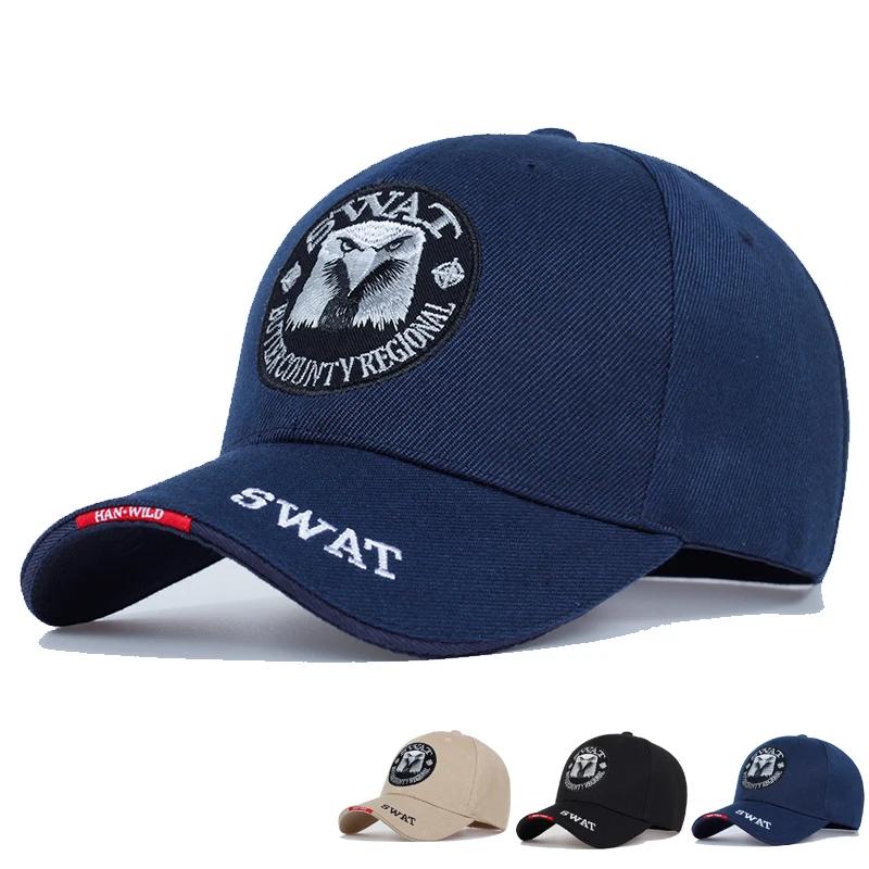 SWAT armée casquette mâle brodé aigle noir casquettes de Baseball hommes Gorras Para Hombre femmes S