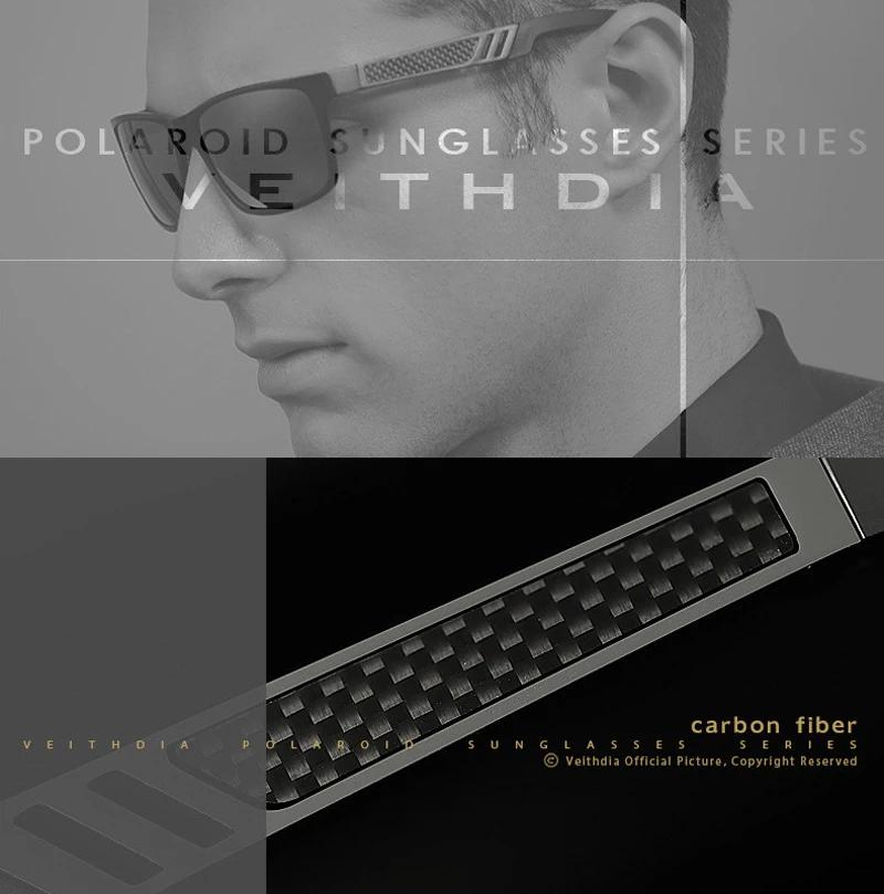 VEITHDIA – lunettes de soleil polarisées en aluminium pour hommes et femmes, accessoires pour la con