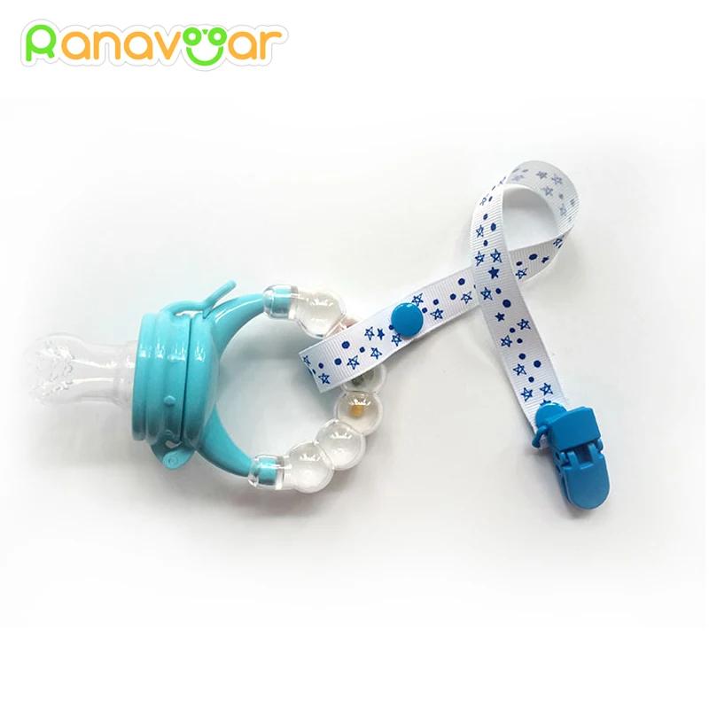 Attache-sucette pour bébé, chaîne pour sucette, ruban, Chupetas, support factice amusant, sangle de