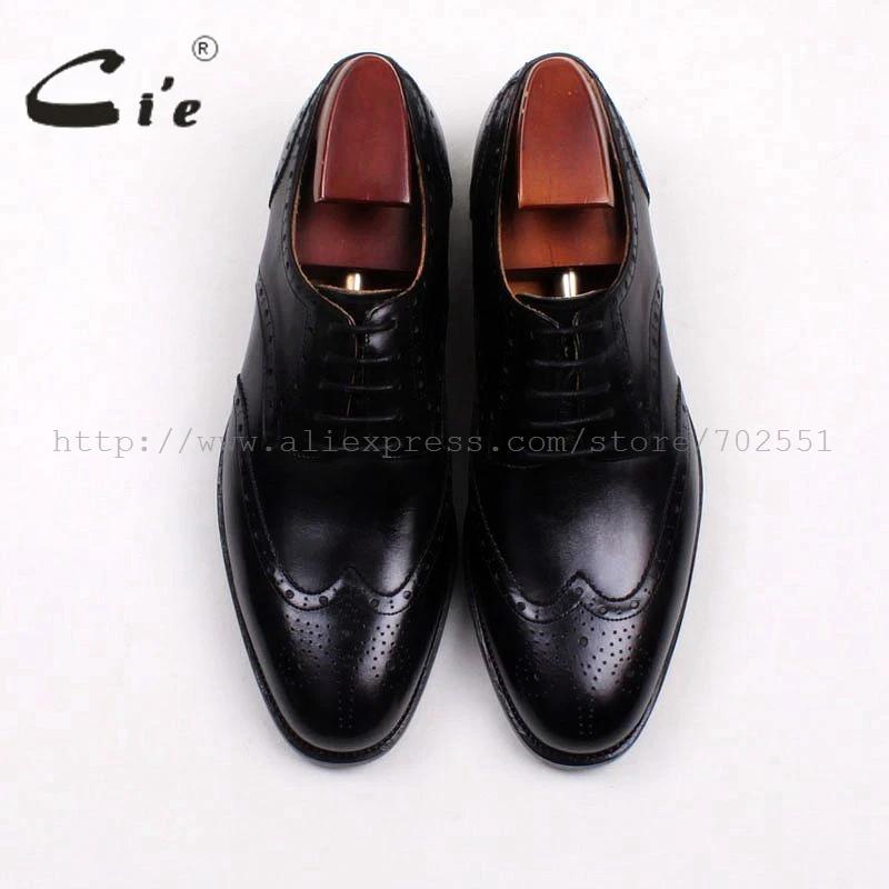 Cie Round Parker Full Brogues Cut-Outs pour homme, chaussure en cuir Derby faite à la main, 100% cui