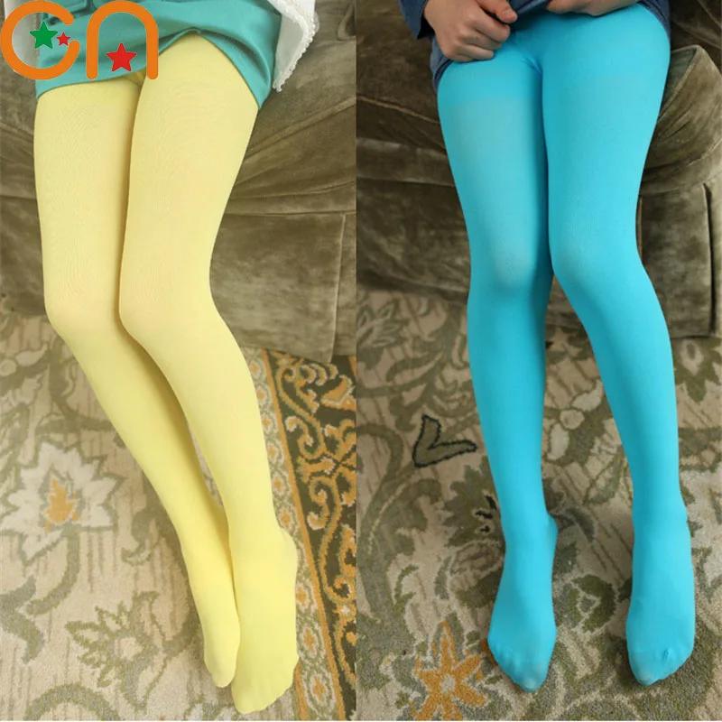 Filles Ballet De Danse Collants Enfants Une Section Mince Mode Velours Collants Bébé Solide Noir Bla