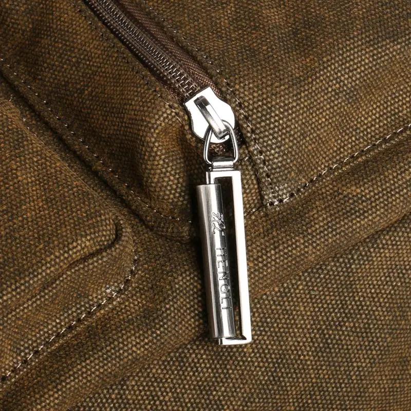 Ruil – mallette multifonction rétro classique pour hommes, porte-documents en toile, Vintage, résist