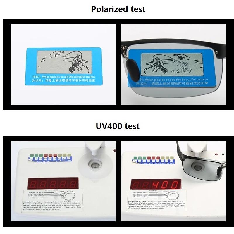 Mise à niveau Cool Matrix Smith Style lunettes De soleil polarisées ultralégères sans monture hommes