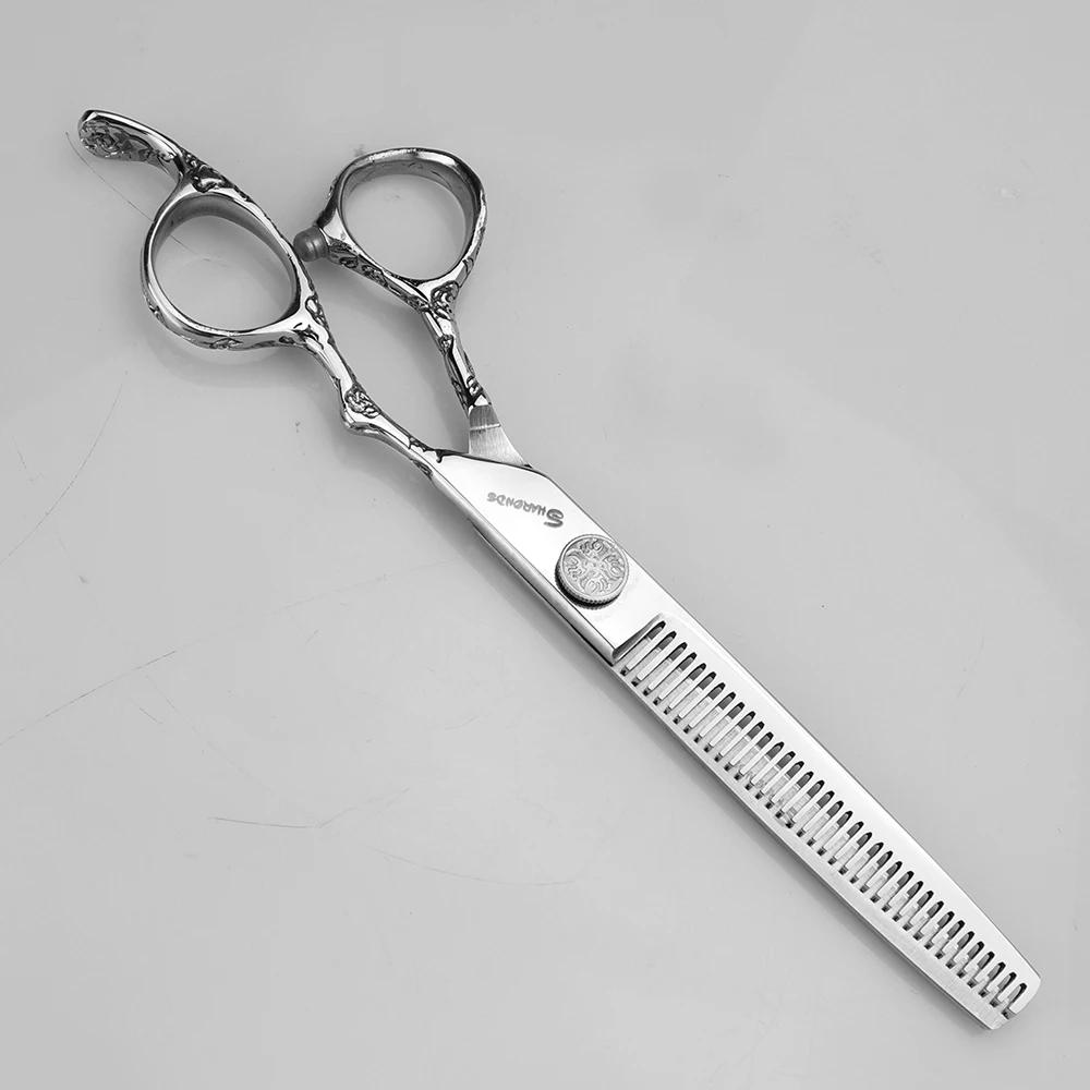 Ciseaux de coiffure professionnels originaux, ciseaux à effiler, acier inoxydable 6/7 pouces, outil