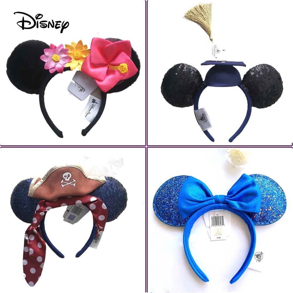 Bandeau oreilles Mickey Minnie Disney paillettes - Accessoire Cosplay Disneyland fille adulte enfant