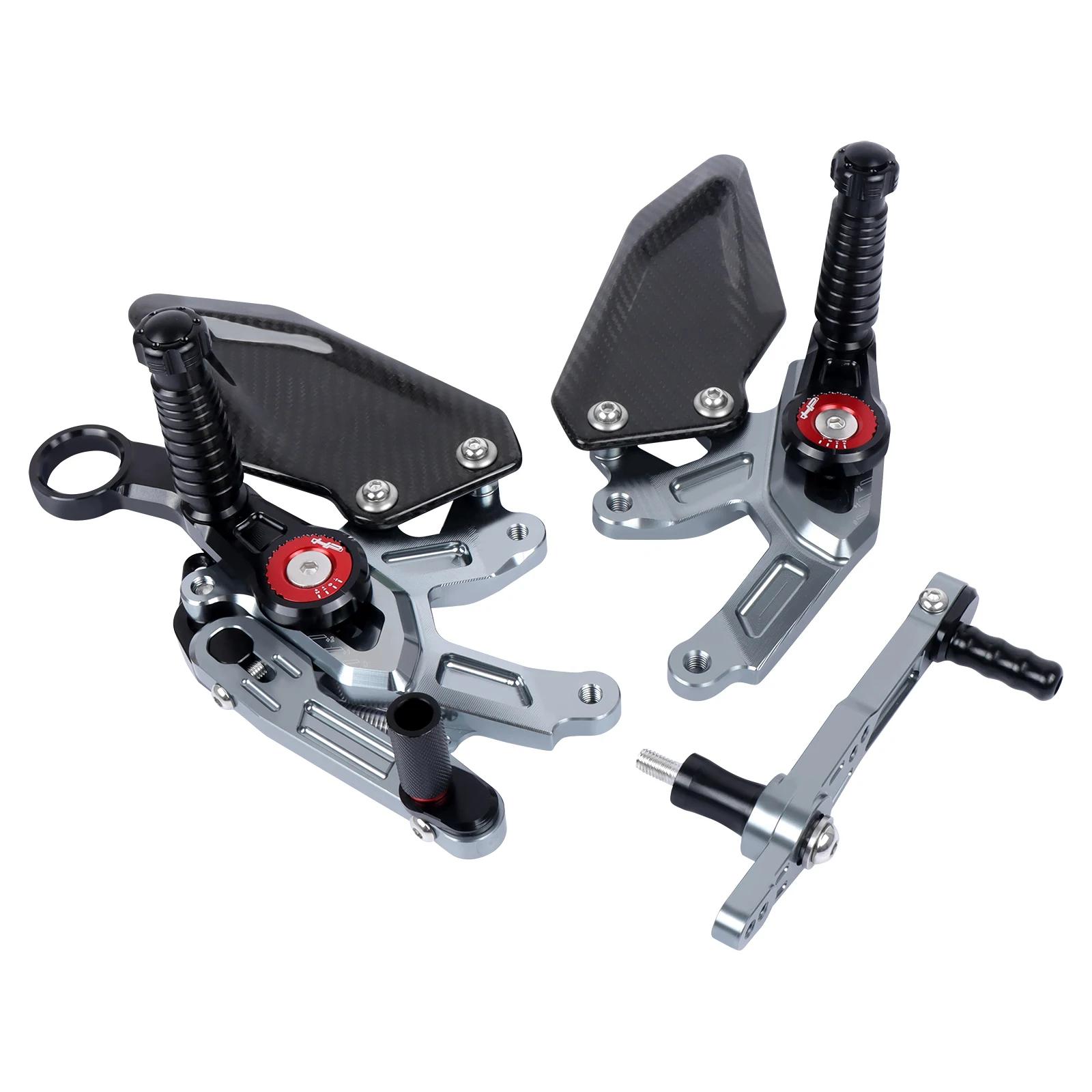 Repose-pieds réglables en fibre de carbone pour moto BMW S1000RR S 1000 RR 2015-2018