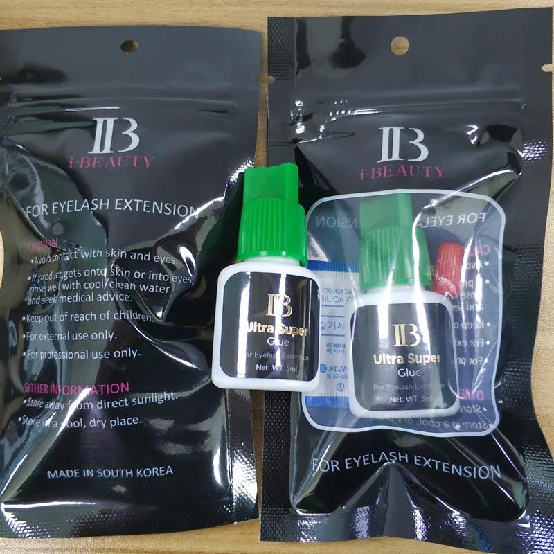 IB Ultra super colle Extensions de cils colle 5ml corée noir faux cils colle cils colle adhésive 10