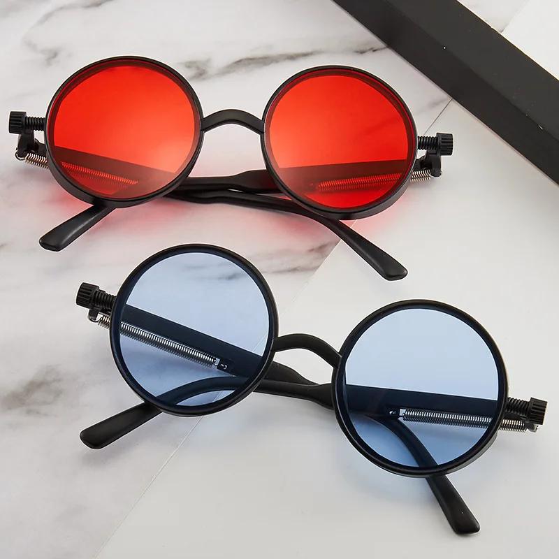 Lunettes de soleil Steampunk gothiques classiques pour hommes et femmes, lunettes de soleil rétro, m