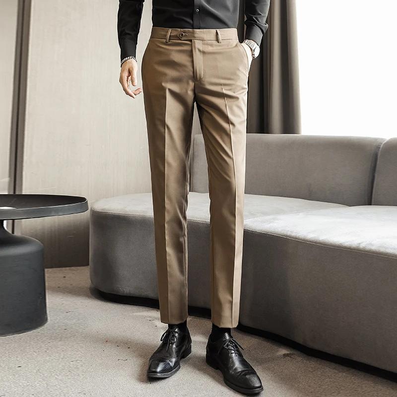 Costume de smoking de Style britannique pour hommes, costume de cérémonie à Double boutonnage, vêtem