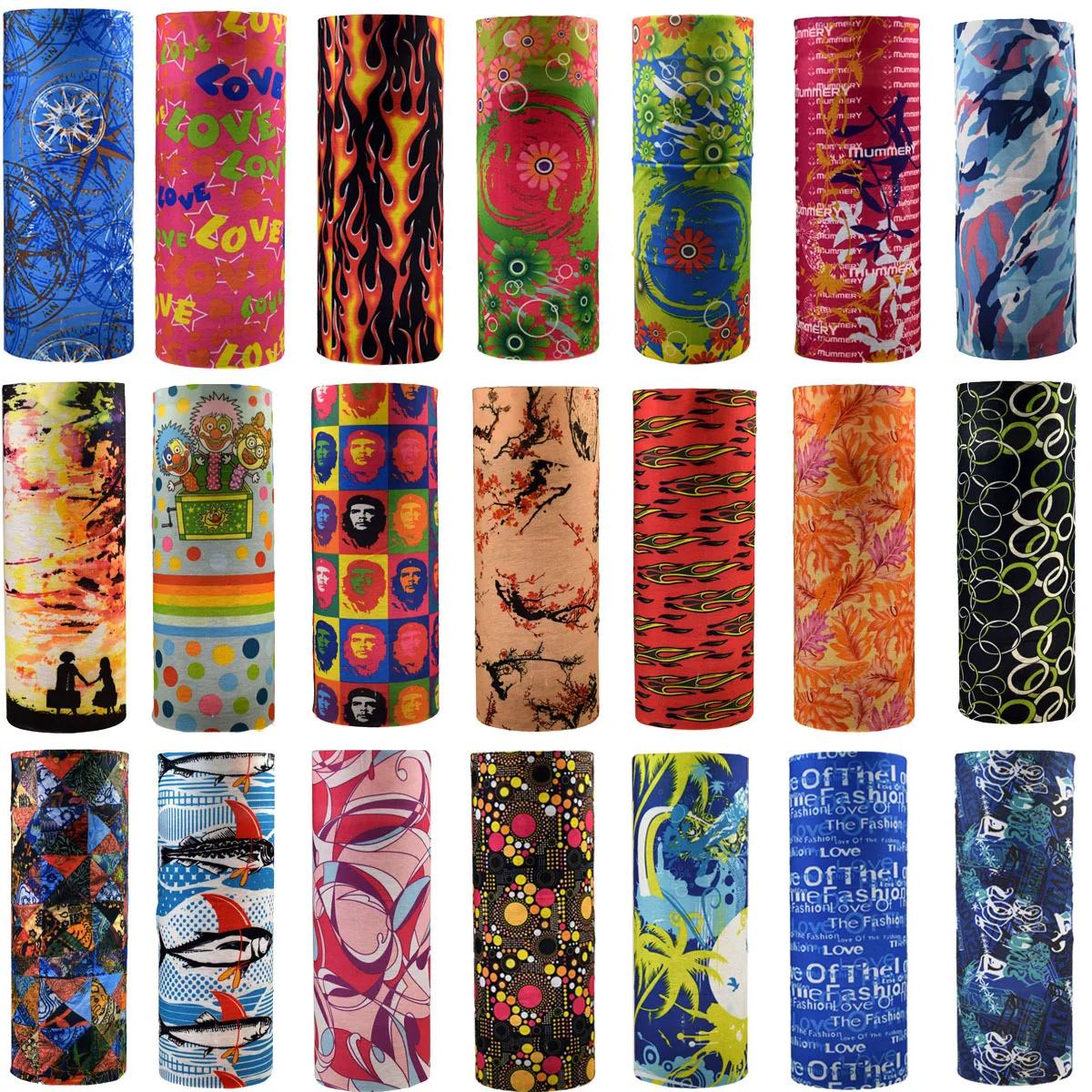Hommes femmes coupe-vent bandeau Tube Bandana foulard en plein air cyclisme masque élastique sans co