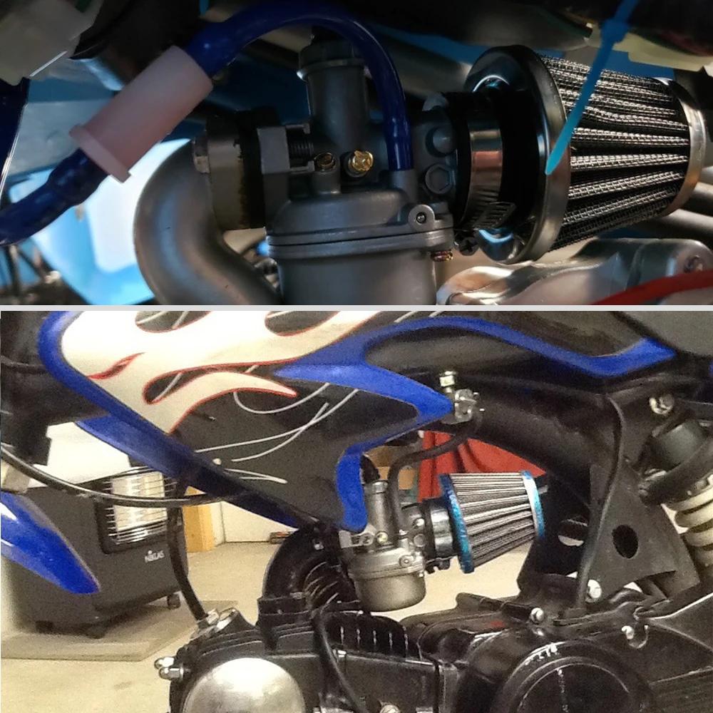ZSDTRP-Filtre à air à pince universel pour carburateur de moto, nettoyeur conique d'entrée, 35mm 38m