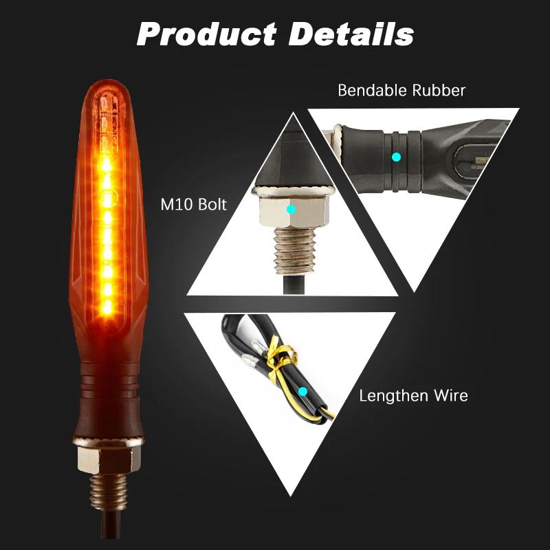 E11 Mark moto LED clignotants lumière 335SMD moto clignotant lumière construit relais moto clignotan