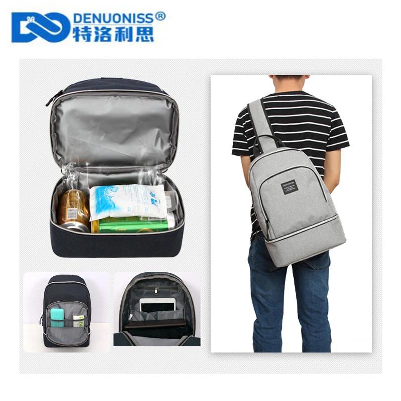 DENUONISS sac isolant créatif incliné Cool Pack pique-nique Bakcpack sac isotherme multi-fonction Ev