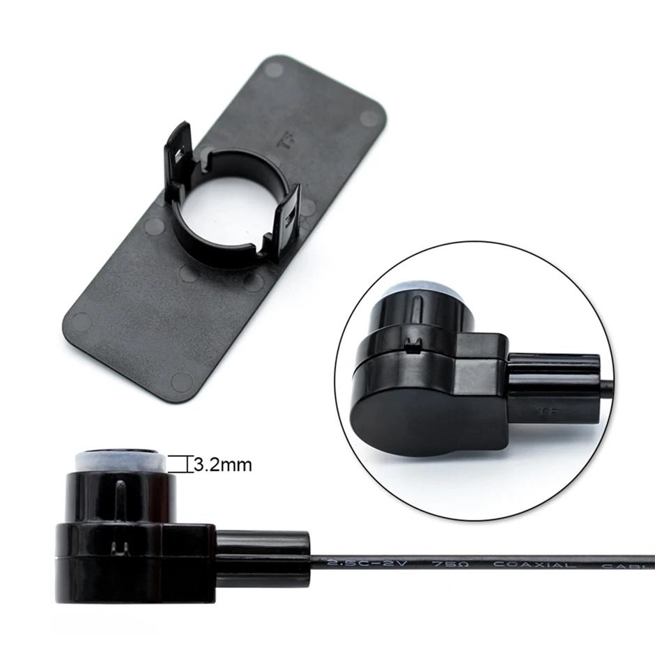 GreenYi voiture Parking capteur Assistant Parktronics 4 noir/argent/blanc 13mm plat capteurs inverse