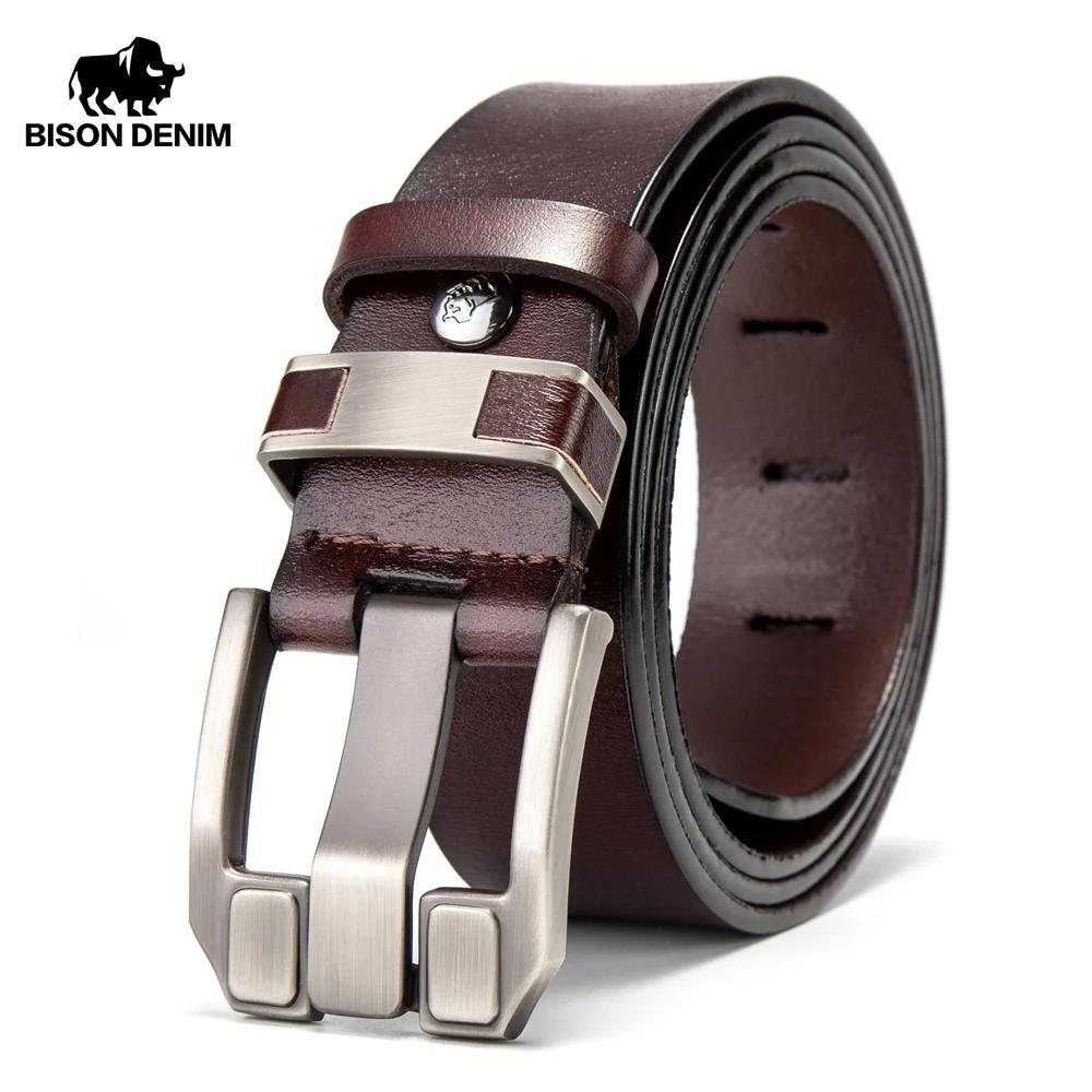 Bagressions DENIM-Ceinture en Cuir group pour Homme, Accessoire de Haute Qualité, Marque de Luxe Vin