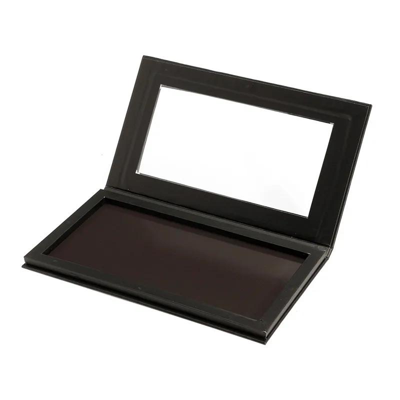 Coosei-Palette de fards à barrage magnétiques noirs avec fenêtre transparente, grand, 2 pièces