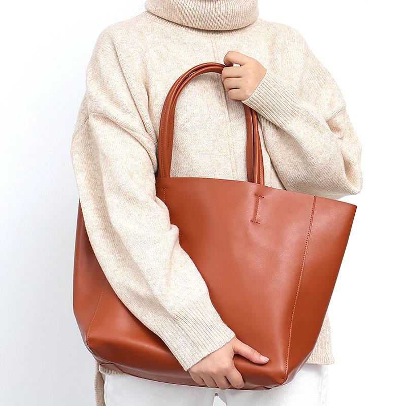 SC-Sacs fourre-tout en cuir de vachette pour femmes, sacs à main en cuir de vachette de créateur, sa