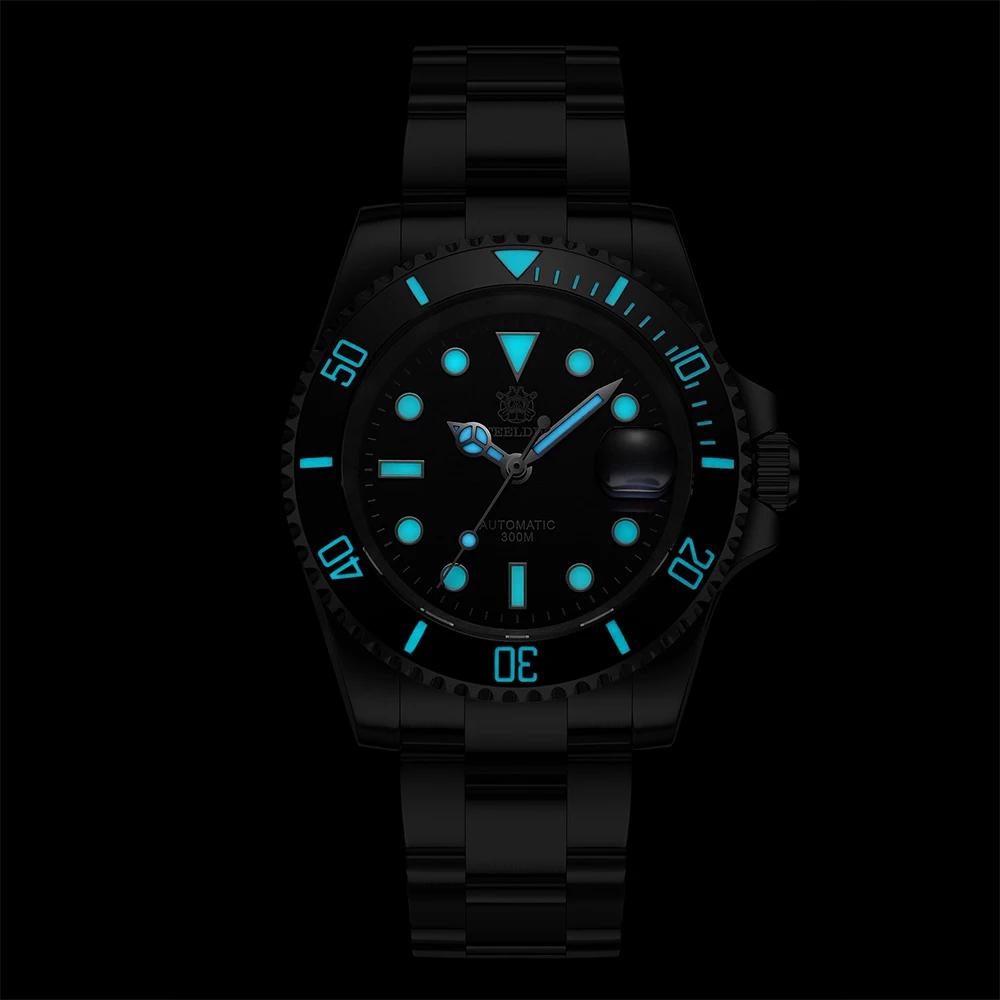 SD1953 STEELDIVE marque lunette en céramique 41mm Steeldive 30ATM résistant à l'eau NH35 montre de p