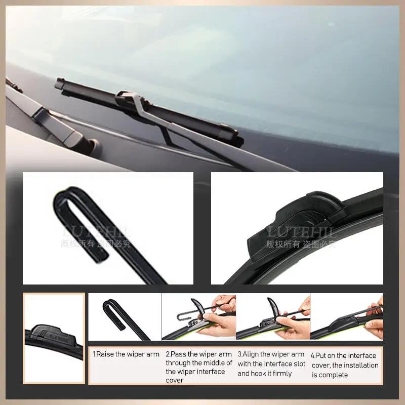 Pour Nissan Qashqai J11 2013-2020 2014 2015 2016 essuie-glace avant et arrière balais d'essuie-glace