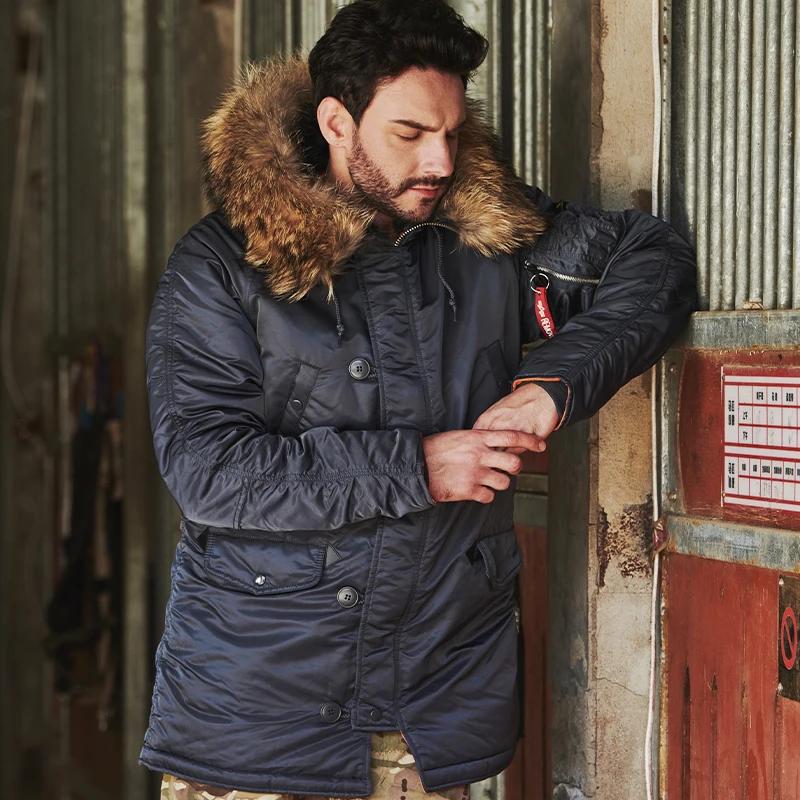 MGP Veste d'hiver standard pour homme, classique, parka pour temps froid extrême, imperméable, amovi