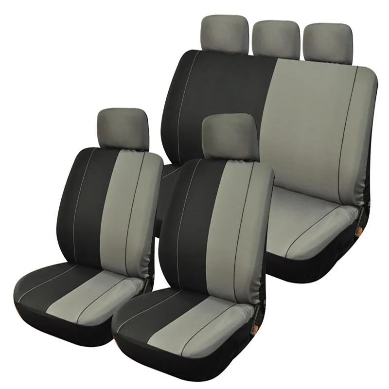 Housse de siège de voiture universelle 5 sièges en cuir housses de siège complet pour berlines SUV A