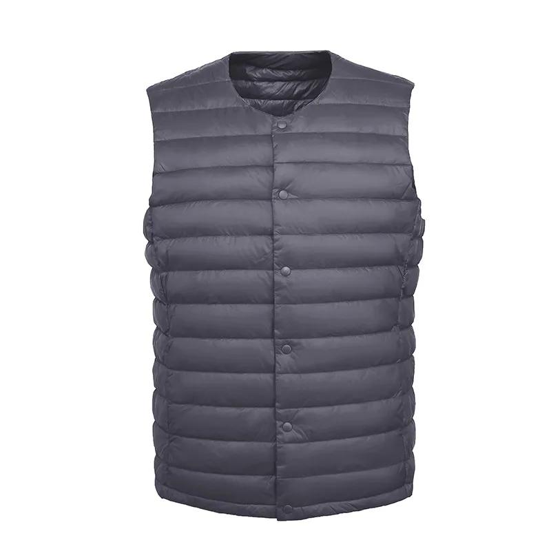 NewBang – gilet en duvet Ultra léger pour homme, manteau sans manches, Portable, col en v, doublure