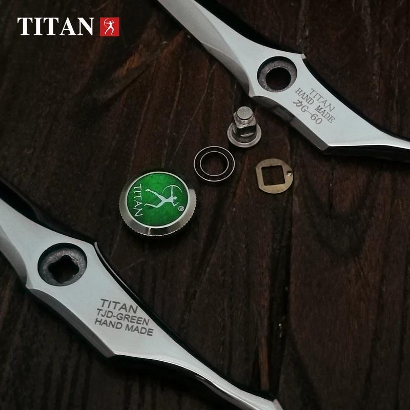 Ciseaux de coiffure professionnels titan, coupe amincissante, outil de barbier pour salon de coiffur