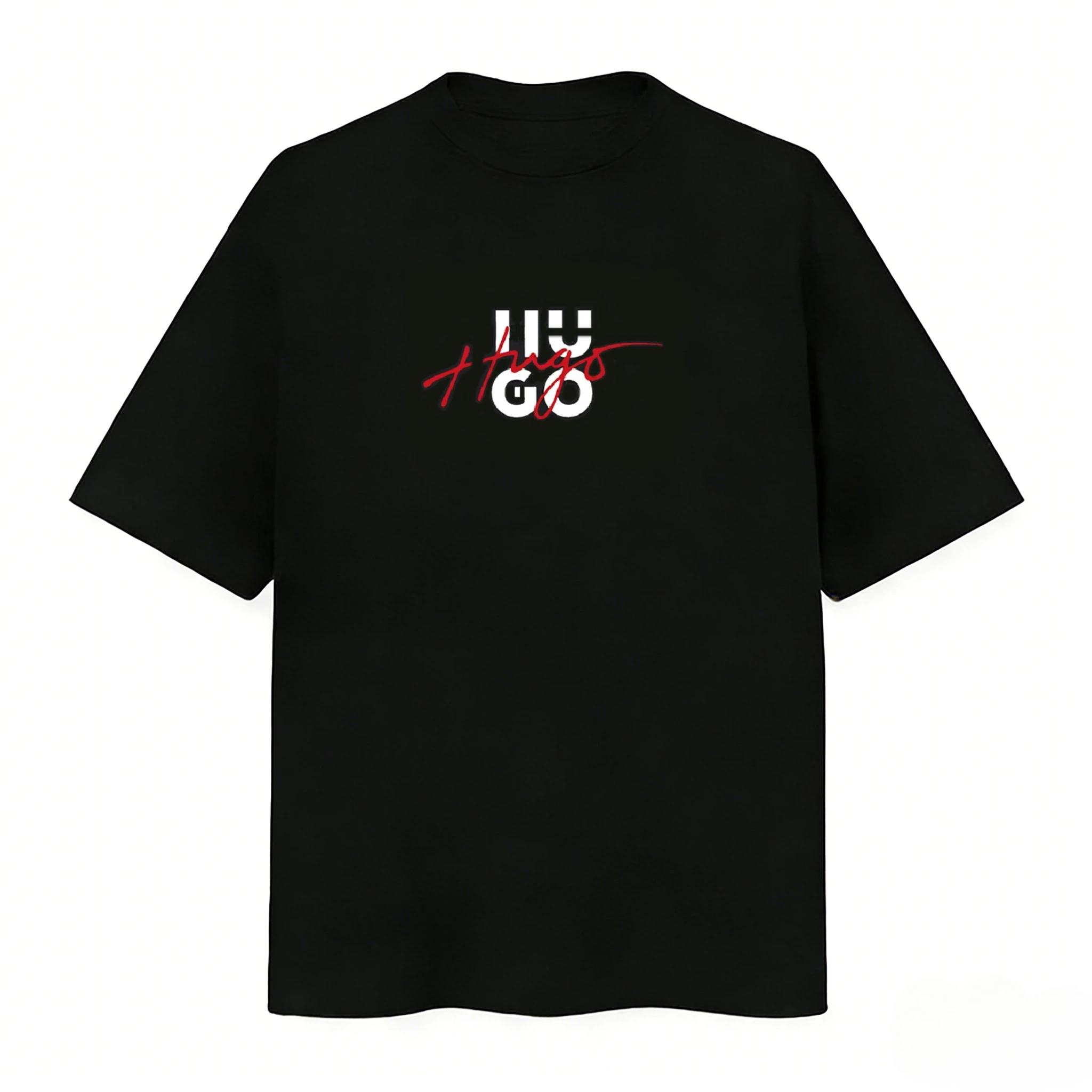 T-shirt Homme Décontracté Ample à Manches Courtes en Coton Pur, Tendance Rétro Haut de Gamme Personn