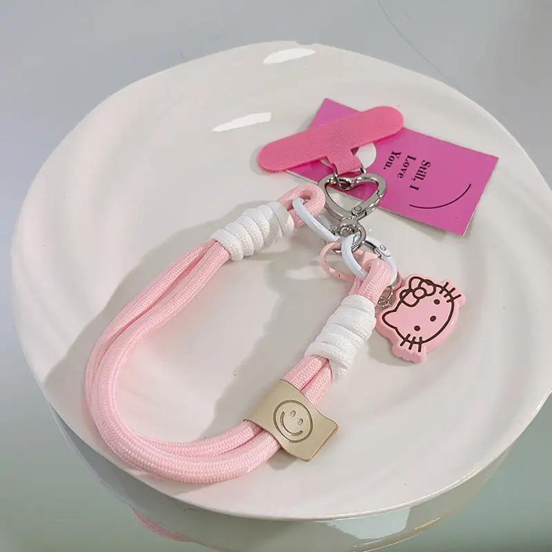 Boucle de hautbois mignonne en trois dimensions, pendentif rotatif pour téléphone portable Hello Kit