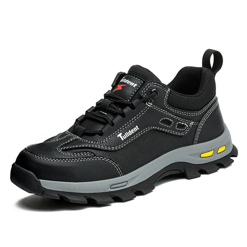 Chaussures de sécurité de travail pour hommes, bottes de sécurité Anti-écrasement, Anti-perforation,