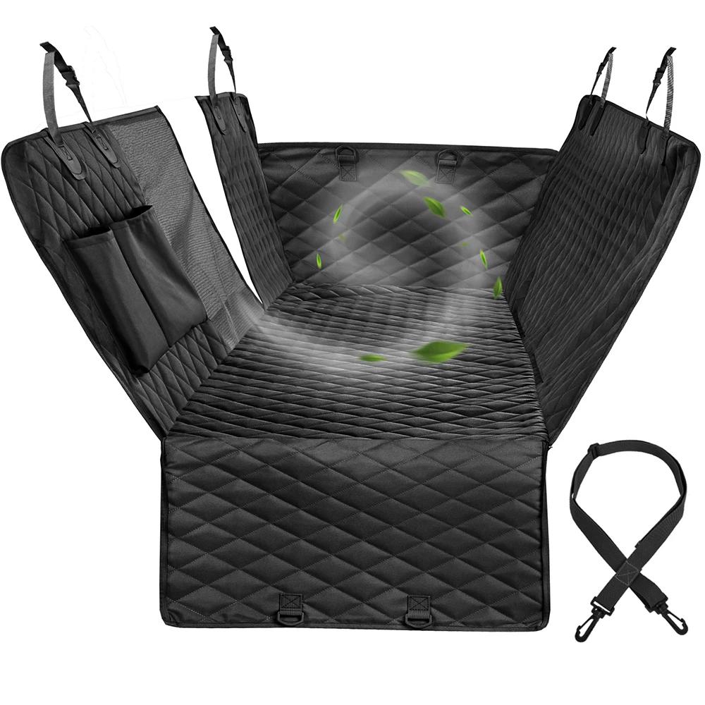 Porte-chien imperméable à l'eau arrière pour chien, housse de siège de voiture, tapis de protection