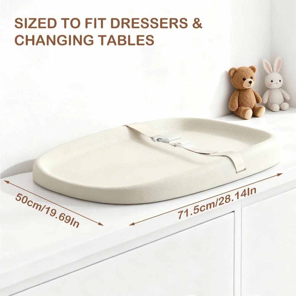 Matelas à langer pour bébé avec harnais de sécurité, matelas à langer Anti-roulis pour bébé, facile