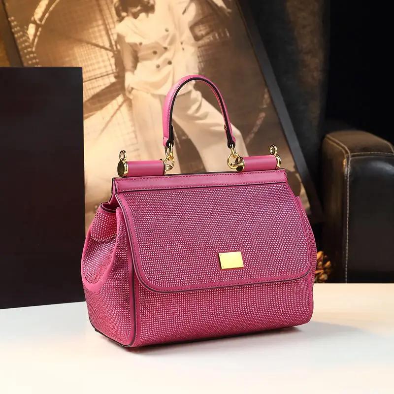 Concepteur de luxe flambant neuf de haute qualité diamant chaud mode sac à main femmes épaule sac à