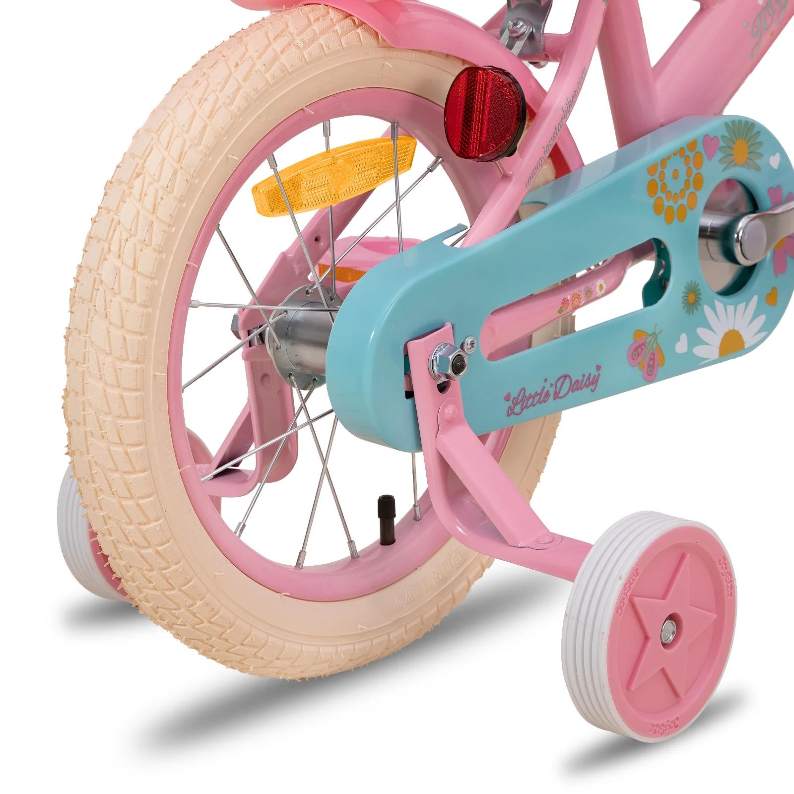 Vélo enfant 2 à 7 ans Joystar Little Daisy - Trotteur bébé avec siège poupée et banderoles