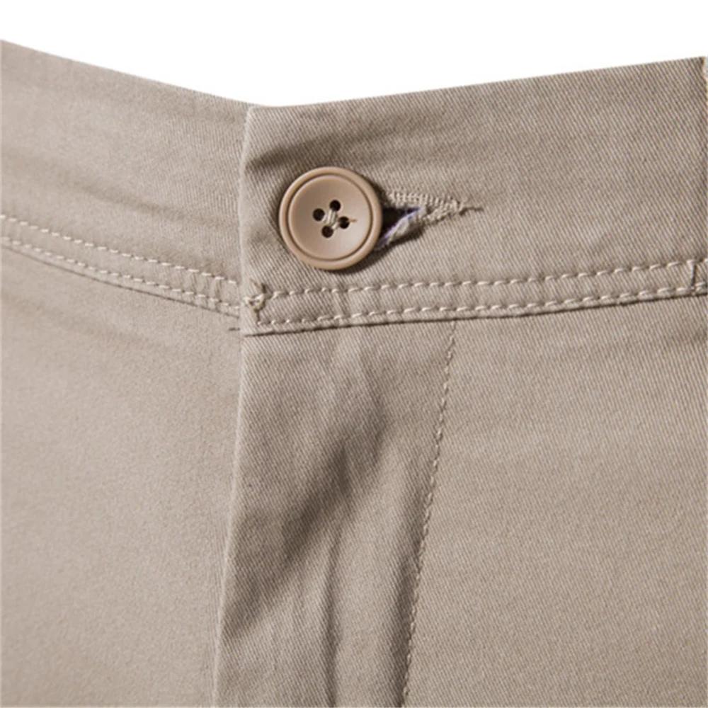 AIOPESON coton décontracté Hommes Pantalons Couleur unie Coupe ajustée Pantalons pour hommes Nouveau