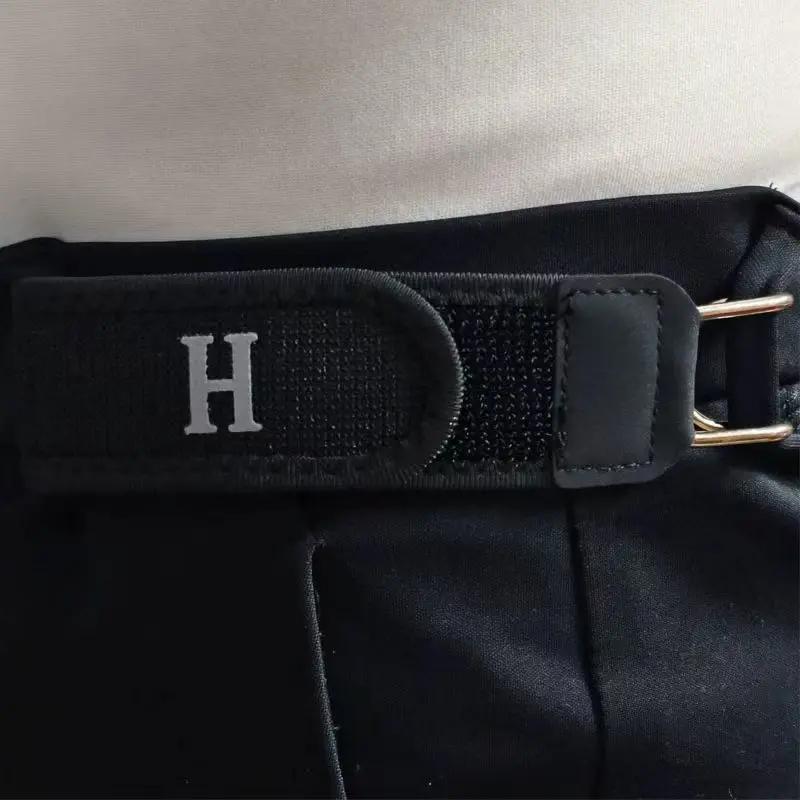 Crochet de ceinture élastique sans boucle, crochet métallique réglable pour hommes et femmes, unisex