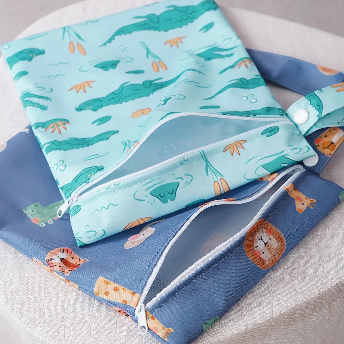 Elinfant 2 pièces Mini sac de rangement étanche pour la natation, la plage et la salle de sport, sac