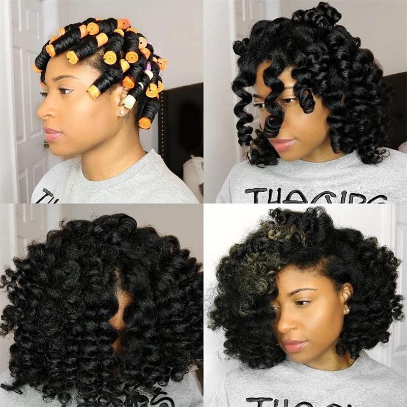 Ensemble de tiges permanentes 100 pièces, rouleaux à vagues froides de 5 tailles pour la coiffure et