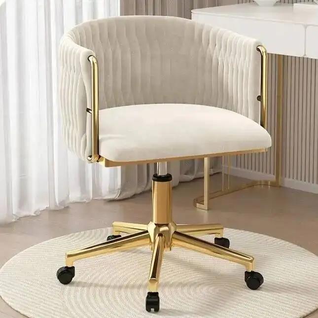 Chaise de vestiaire coiffeuse tabouret nouvelle chaise de maquillage étude ordinateur dos artisanat