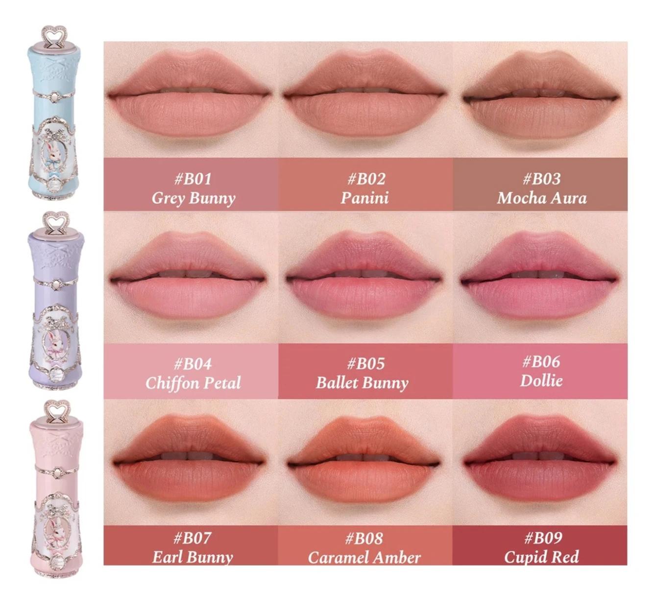 Ensemble de maquillage Flower Knows Bunny Garden - Boîte de cosmétiques vegan sans cruauté avec blus