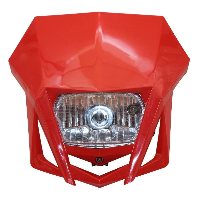 Para honda xr 250 crf 450 yamaha wr placa de farol de motocicleta enduro acessórios de bicicleta de