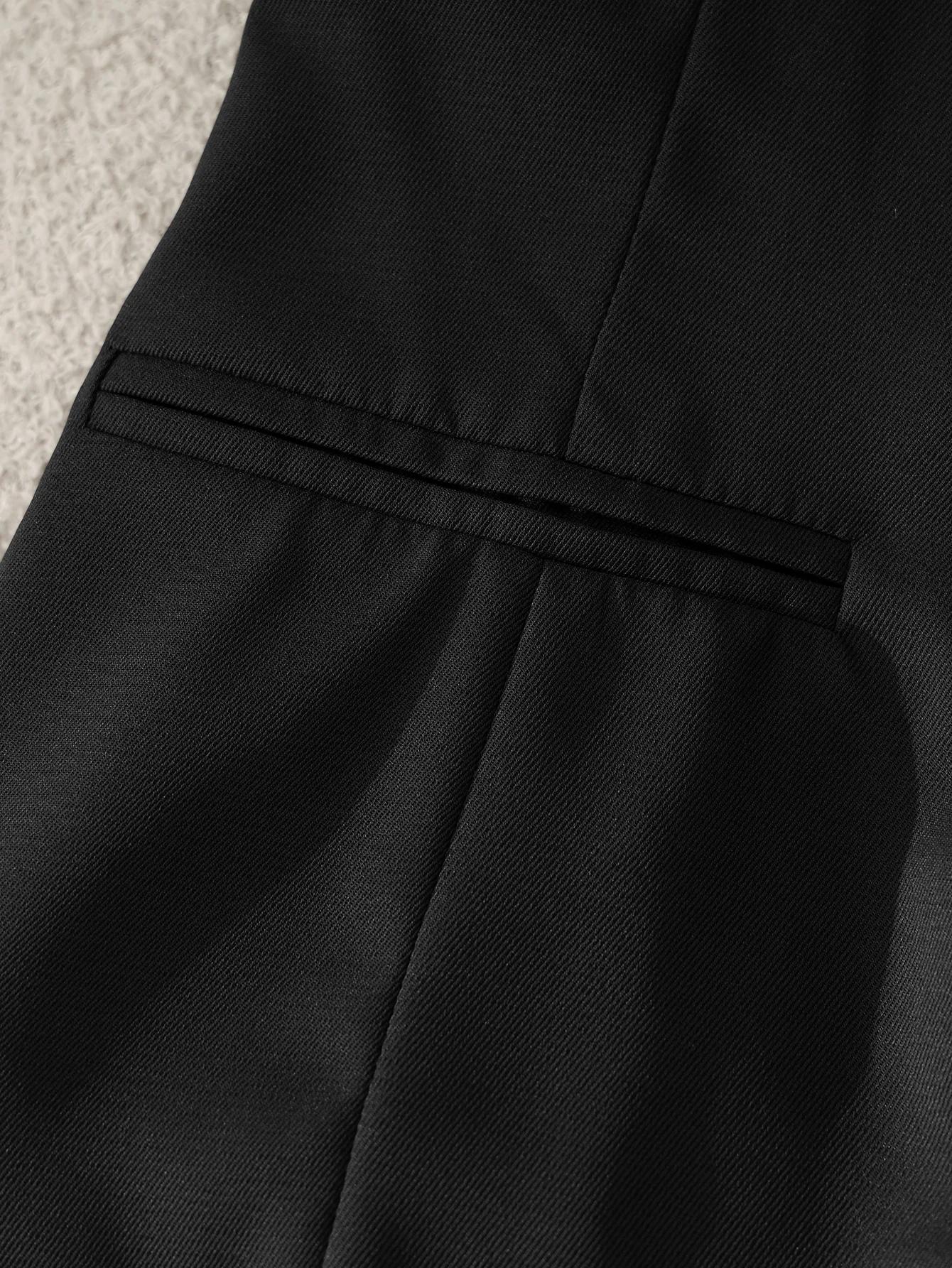 Gilet de costume pour femmes, gilet formel, coupe cintrée, veste Blazer sans manches pour le bureau,