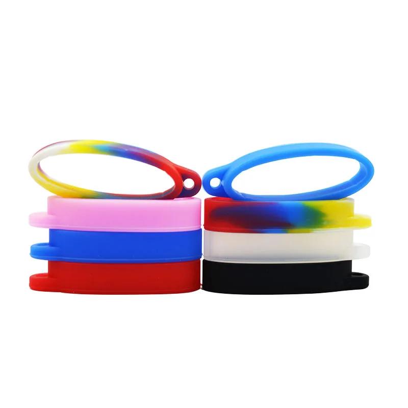 Anneau en silicone avec trou pour boîte mécanique, bande de lanière, UL, porte-clés conflicloop, déc