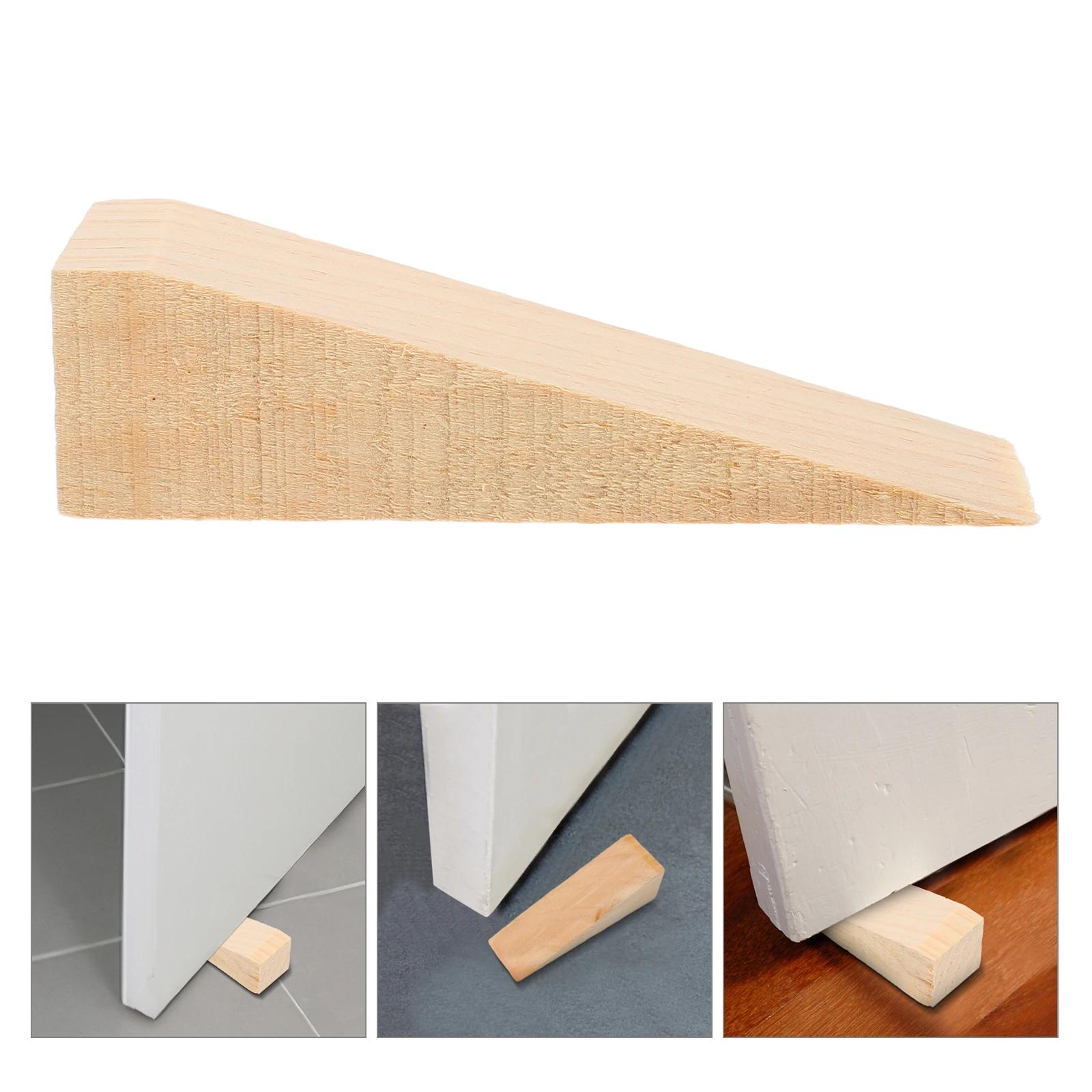 10 pièces cale en bois butée de porte bloc bouchon tapis de sol cales solide butées de porte cale